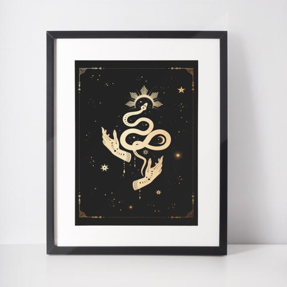 Wall Art Esoteric Celestial Mystic Print Poster Unframed - Picture 5 of 5